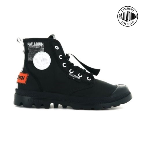 Bottes Palladium Pampa Lite Overlab Homme Noir | FR FXG630E